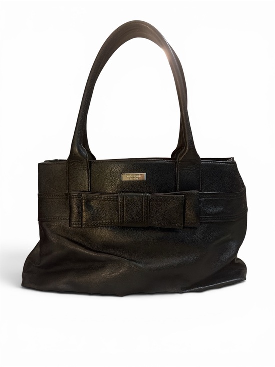 kate spade Handbags - Kate Spade Quinn Villabella Avenue Black Leather Bow Tote Shoulder Bag